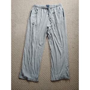 Polo Ralph Lauren Cotton Lounge Sweatpants Mens Large Gray Pony Logo Mid Rise